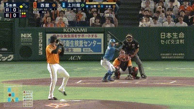 【巨人対日本ハム2回戦】日本ハム、５回表２アウト三塁から上川畑のタイムリーで１点先制！！！！！！！！