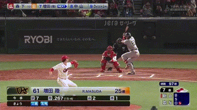 【広島対巨人1回戦】巨人、7回表に増田陸と中山礼都の連続タイムリーで2点を返し3点差に迫る!!!!!