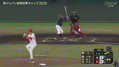 【侍ジャパン対広島練習試合】広島の守備…