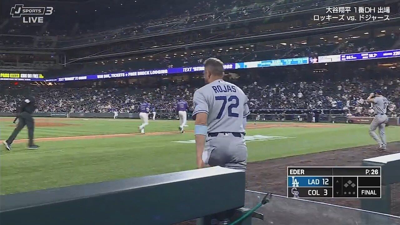 ドジャース、大勝で連敗ストップ　V弾ロハス通算1000安打達成＆大谷翔平52試合連続出塁、好投ロブレスキはチーム単独トップ3勝目！