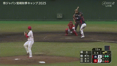 【侍ジャパン対広島練習試合】広島・矢野、タイムリー悪送球…