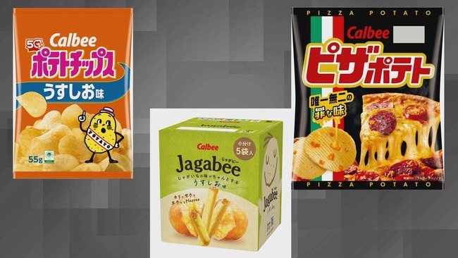 【6/1納品分から】カルビー「ポテトチップス」「Jagabee」など17品目値上げへ