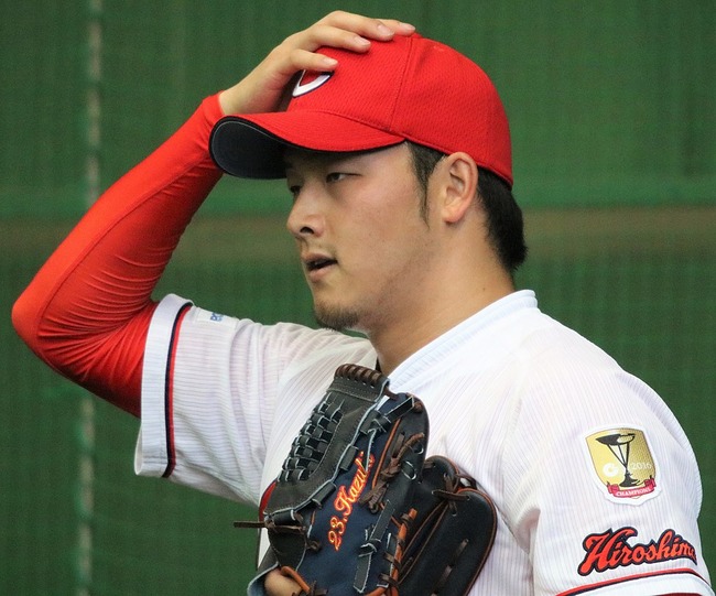 薮田和樹ブルペン