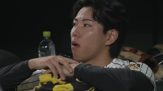 阪神・工藤、降板後ベンチで涙…