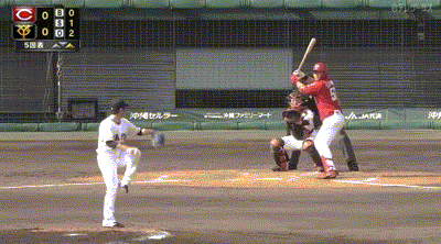 巨人対広島オープン戦 広島ドラ6末包 巨人 戸田からオープン戦第1号先制2ランホームラン プロ野球情報まとめポータルball Scope