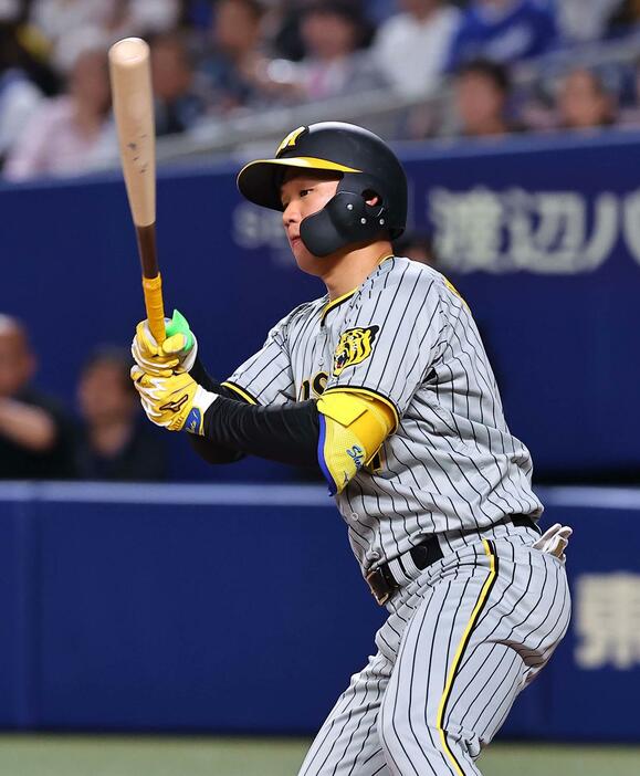 阪神・森下、中日マルティネスのマナー違反投球（3球3振）に憮然