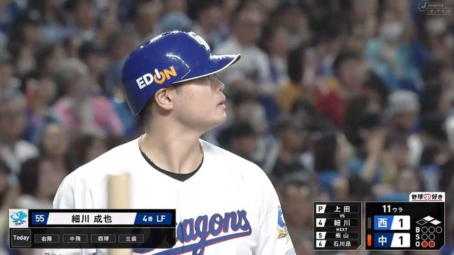 細川成也 .227 7本 30打点 OPS.732←率直な感想wwwwwwwwwのサムネイル