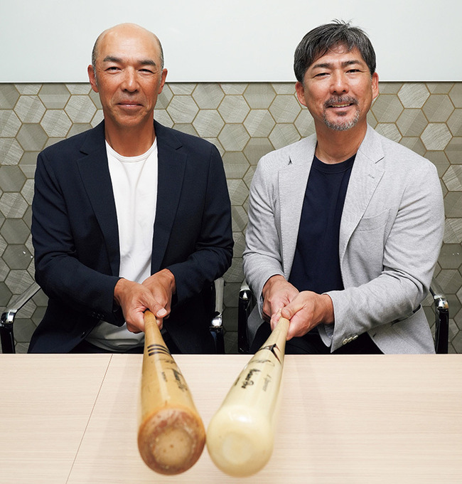 【対談】和田一浩さんと小笠原道大さん、「バット」への想いを語る 【対談】和田一浩さんと小笠原道大さん、「バット」への想いを語る