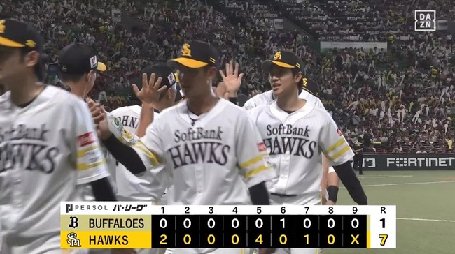 【ソフトバンク対オリックス16回戦】ソフトバンクが12安打快勝で3試合ぶり白星！ M24 大津が8回1失点&自身初2ケタ勝利 クリーンアップがそろい踏み5打点