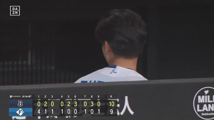 日本ハムファイターズ 135得点(12球団1位) 134失点(12球団ワースト)