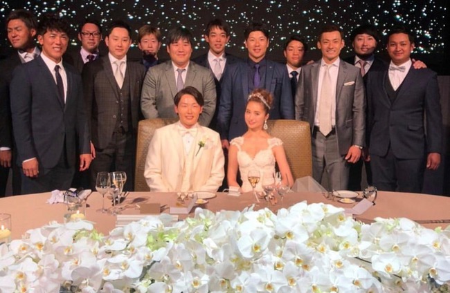 源田壮亮と衛藤美彩の結婚式 とんでもないメンツが集まる なんじぇいスタジアム なんjまとめ 源田壮亮と衛藤美彩の結婚式 とんでもないメンツが集まる なんじぇいスタジアム なんjまとめ