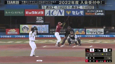 【ロッテ対楽天5回戦】楽天・西川、先頭打者ホームラン！！！！！！！！！！！
