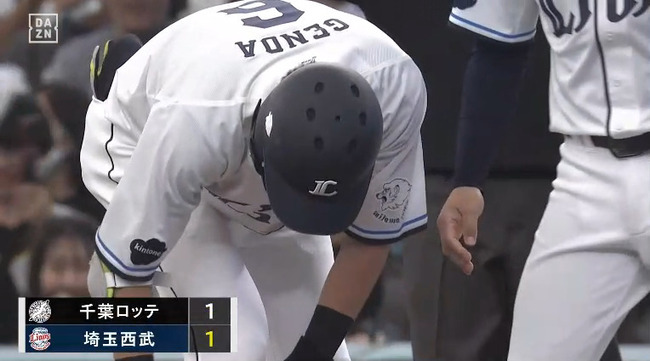 【西武対ロッテ6回戦】西武・源田、土壇場9回2アウト二塁から同点タイムリー!!!!!!!!!!!!!