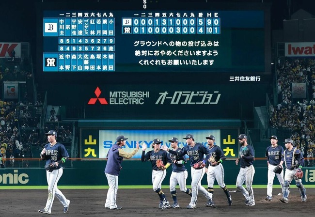 プロ野球「日本シリーズ 第3戦」　関西地区で20・3％、瞬間最高は29・0％を記録　関東地区は7・0％