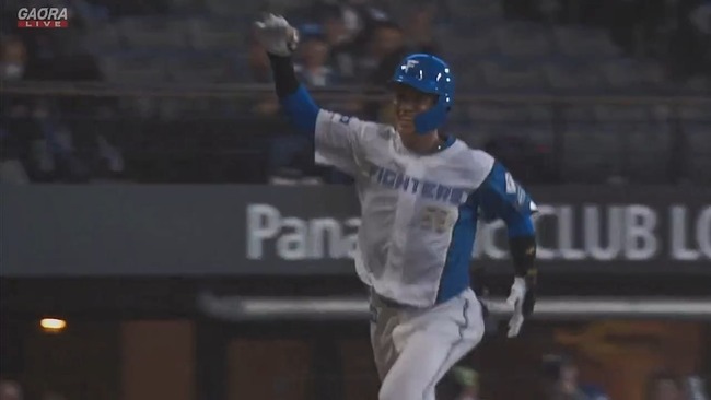 【日本ハム対ロッテ3回戦】日本ハム・奈良間、ロッテ・西野から今季第1号2ランホームラン!リードを3点に広げる!!!!!!!!!!!!!!