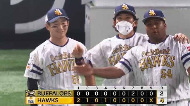 【ソフトバンク対オリックス13回戦戦】ソフトバンクが４－２でオリックスに勝利し連敗５でストップ！千賀は６回まで完全投球で７勝目！リチャードが２戦連発&２打席連発！