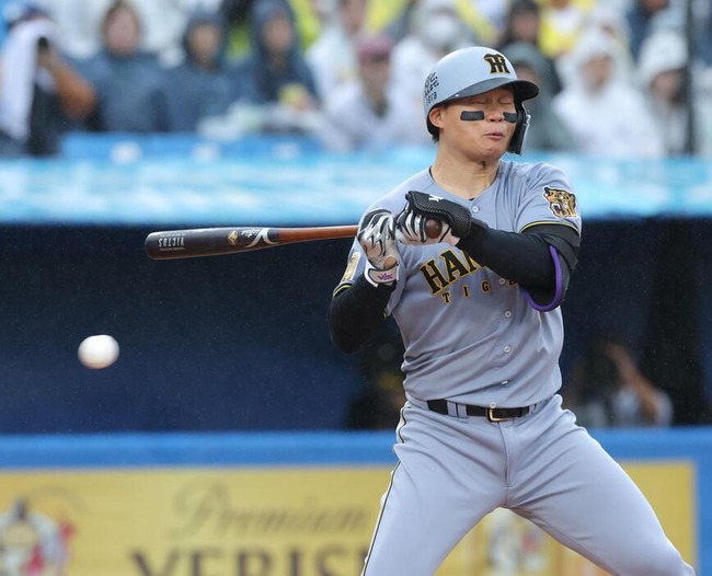 阪神 森下 歴代9位のシーズン19死球