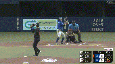 【中日対DeNA20回戦】DeNA・筒香、中日・金丸から第12号先制ソロホームラン！！！！！！！！！！！！！！！！！