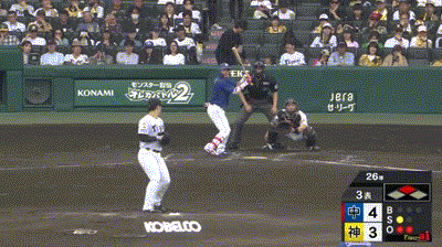 【阪神対中日6回戦】中日、3回表2アウト二塁から大島のタイムリーツーベースで1点追加！リードを2点に広げる！！！！！！！！！！！！のサムネイル