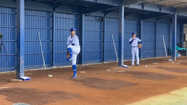 中日涌井秀章、お披露目