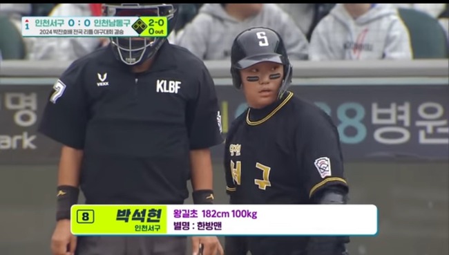 韓国のリトルリーグに中田翔みたいな小学生が現れる
