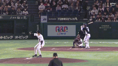 【侍ジャパン対韓国】侍ジャパン、サード・野村勇ファインプレー！！！！！！！！！！！！！！