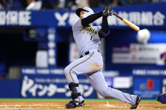 森下翔太(25) 打率.297(249-74) 16本 38打点 22四球 9死球 38三振 OPS.943のサムネイル