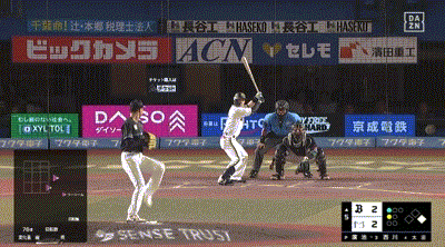 【ロッテ対オリックス18回戦】オリックス・西川龍馬、ロッテ・廣池から第8号勝ち越し2ランホームラン!!!!!!!!!!!!