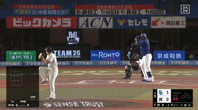 【ロッテ対中日3回戦】中日・サノー、ロッテ・鈴木から第４号同点ソロホームラン！！！！！！！！！！！！！！