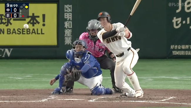 【朗報】巨人 松本剛、阿部監督の退任以降の成績がガチで首位打者を狙えそうだっだと話題にWWWWWWWWWW