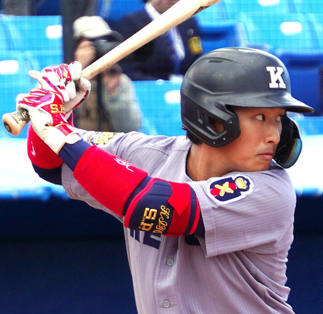 東京六大学野球秋季フレッシュリーグ 慶大・清原勝児は代打で途中出場 四球に遊ゴロ「悔しいですね。それだけです」父・和博さん見守る 東京六大学野球秋季フレッシュリーグ 慶大・清原勝児は代打で途中出場 四球に遊ゴロ「悔しいですね。それだけです」父・和博さん見守る