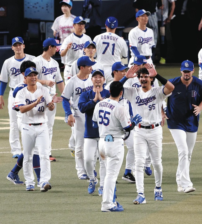 井上一樹「うちの看板選手である細川、ミゲル（サノー）、石川とクリーンナップを打たせている選手が打つと盛り上がる」