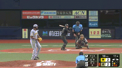 【オリックス対阪神3回戦】オリックス・山中稜真が延長１０回にサヨナラタイムリー！！！！！！！！！！！！！！！のサムネイル