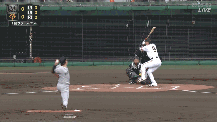 パリーグ「松本剛だから前進守備にしよw」