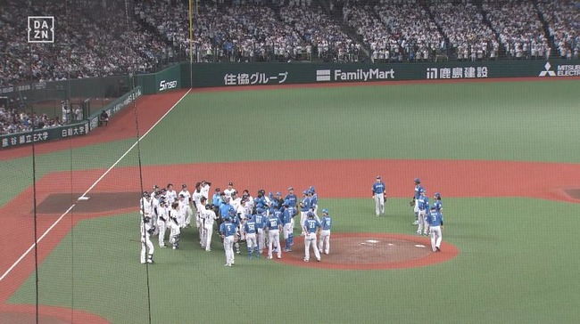 日本ハム・伊藤大海と西武・黒田コーチが一触即発　球場騒然