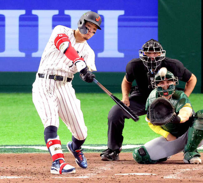 大谷翔平はスタメン外れる。1番森下、2番佐藤輝明でチェコ戦に