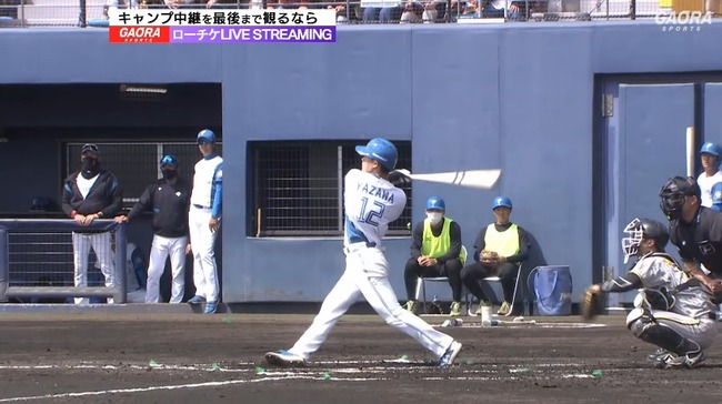 野手・矢澤宏太（対外試合）.692（13-9）2HR4打点OPS1.923