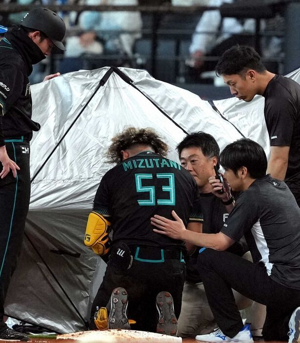 日ハム・水谷瞬、左尺骨遠位端骨折で長期離脱…のサムネイル