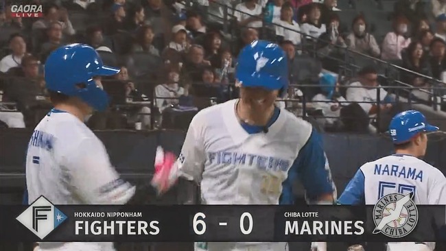 【日本ハム対ロッテ3回戦】日本ハム・清水優心、自身2021年以来5年ぶりの一発となる今季第1号2ランホームラン!!!!!!!!!!!!!!