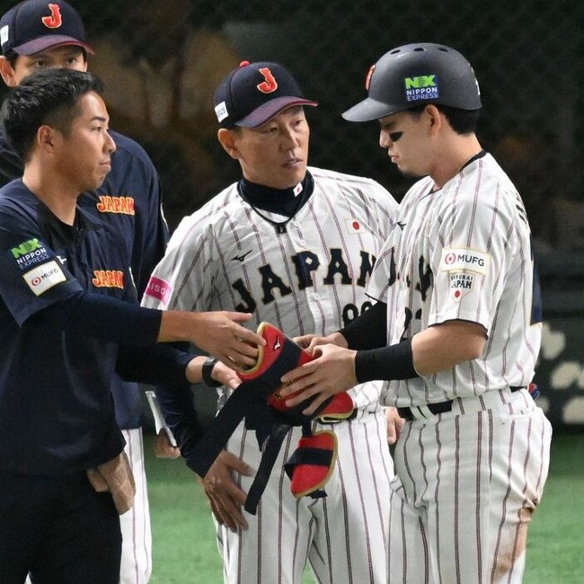 球場騒然も「ベリーグーっす」と強調　またも死球の侍ジャパン栗原陵矢「恵まれた骨に感謝して、ご飯を食べたい」【プレミア12】