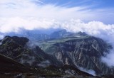 ザラ峠越しに望む五色が原