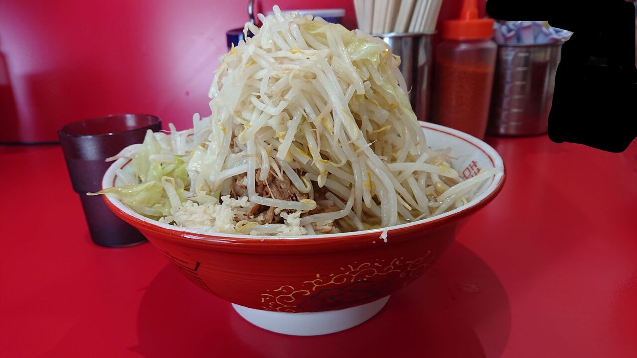 ラーメン二郎 千葉店 初訪問 小豚 ニンニク少し ヤサイ 不羈奔放 フリーダムなラーメンを主体とした記録