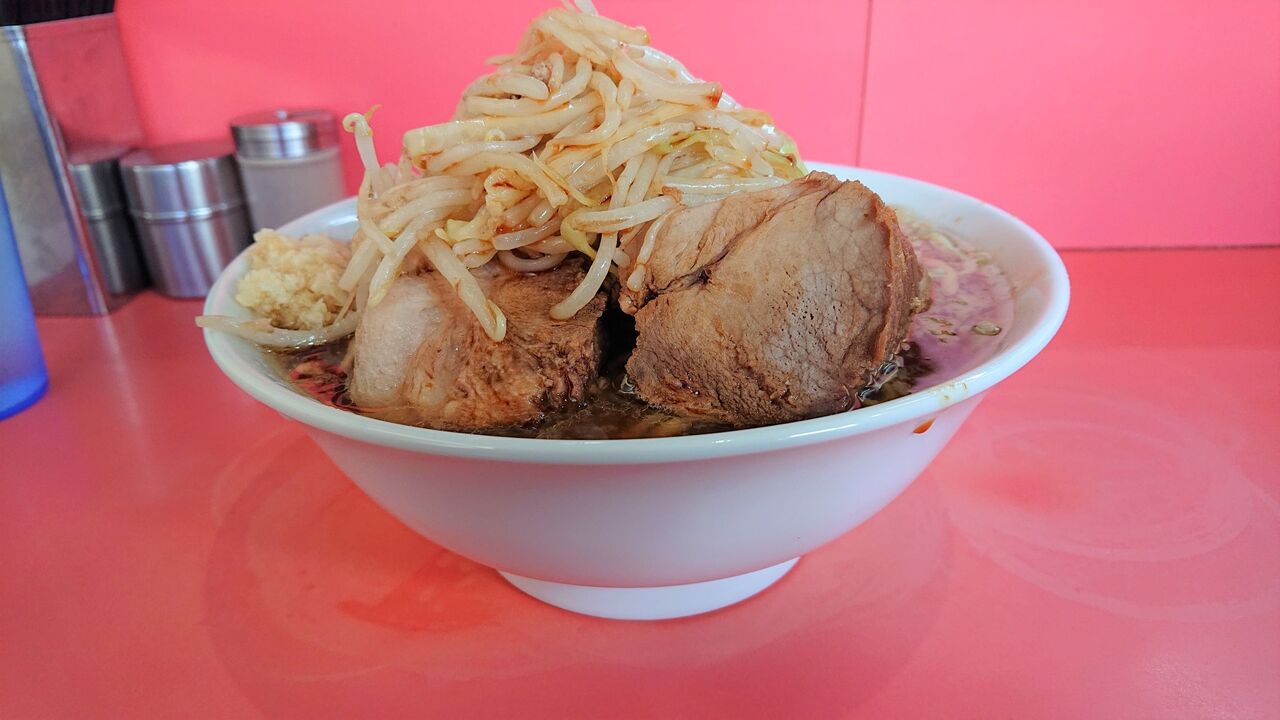 ラーメン二郎 仙川店 5回目 ラーメン ヤサイ ニンニク カラメ 不羈奔放 フリーダムなラーメンを主体とした記録