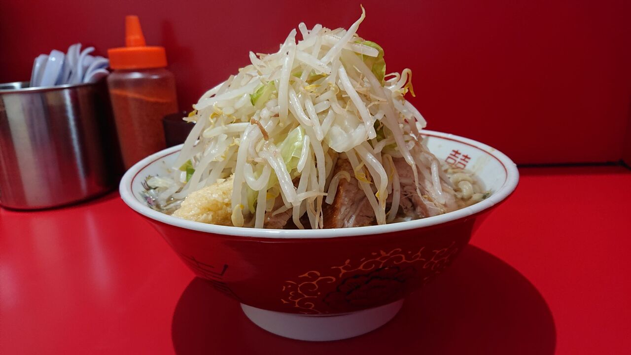 ラーメン二郎 千葉店 5回目 小豚 ニンニクとヤサイ 不羈奔放 フリーダムなラーメンを主体とした記録