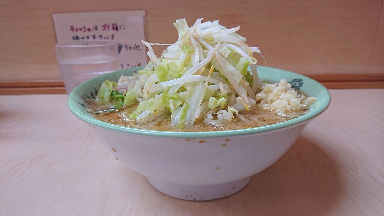 ラーメン二郎 京成大久保店 13回目 ミニラーメン ニンニク 不羈奔放 フリーダムなラーメンを主体とした記録 ラーメン二郎 京成大久保店 13回目 ミニラーメン ニンニク 不羈奔放 フリーダムなラーメンを主体とした記録