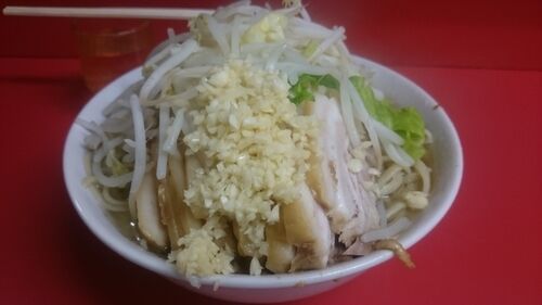 ラーメン二郎 千住大橋駅前店 13回目 小豚ダブル ニンニク 不羈奔放 フリーダムなラーメンを主体とした記録