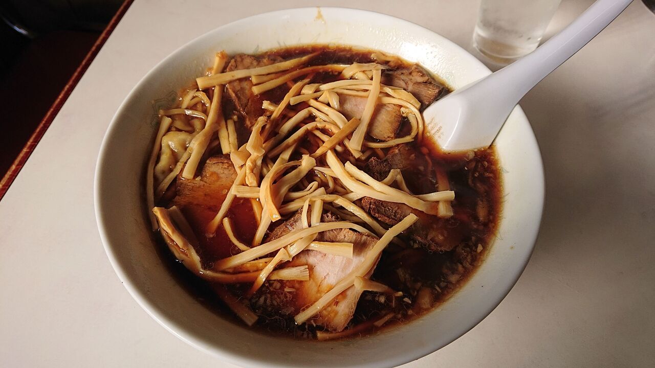 ラーメン富士屋 姉崎店 メンマチャーシューワンタンメン大 不羈奔放 フリーダムなラーメンを主体とした記録
