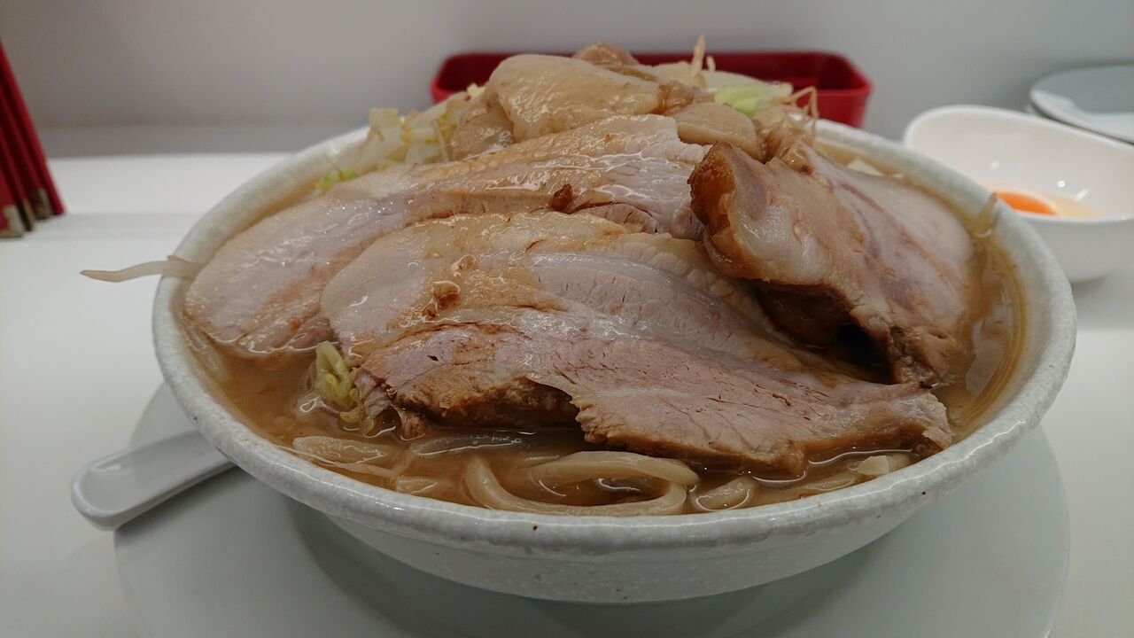 Dining Bar ミラコロ M郎ラーメン大盛 奥久慈玉子の味玉子 生玉子 不羈奔放 フリーダムなラーメンを主体とした記録