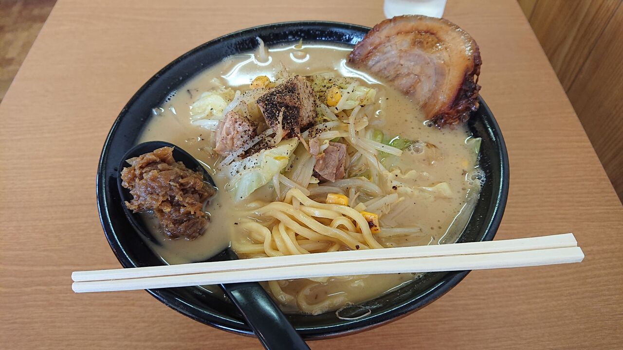 タンメン しょうや 佐倉タンメン、麺大盛り、厚切りチャーシュー、旨 