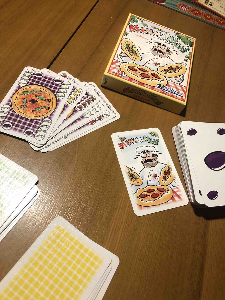 マンマ ミーア 思い切りとちょっとした記憶と食欲 駄菓子屋さんたのボードゲームな日々